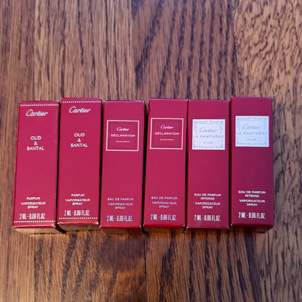 Cartier Red Eau de Parfum Collection